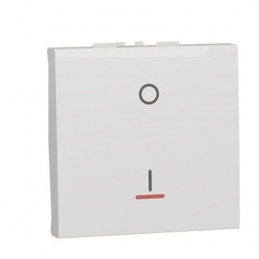 Interruptor bipolar 16A 2 módulos LED sinalização polar SCHNEIDER NU326218S
