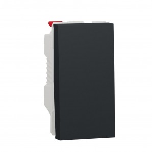 Interruptor 1 modulo antracita SCHNEIDER NU310154