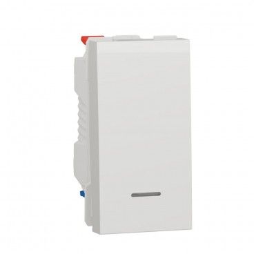 Conmutador 1 modulo LED señalización polar SCHNEIDER NU310318S