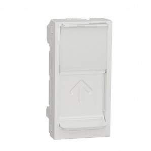 Carátula toma RJ45 1 modulo polar SCHNEIDER NU941018