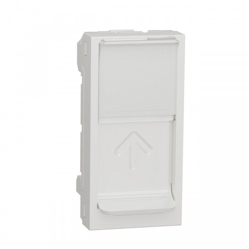 Carátula toma RJ45 1 modulo polar SCHNEIDER NU941018