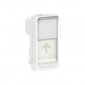 Caratula RJ45 1 modulo Keystone polar SCHNEIDER NU946018