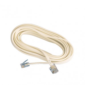 Telefon-Verlängerungskabel Stecker-Stecker 2,5 Meter GSC 2600950