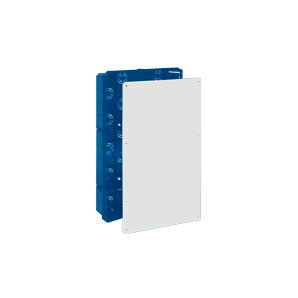 Einbau-Anschlussdose in hohler Trennwand 300x500x60mm Abdeckung mit Klauenbefestigungsschrauben SOLERA 5506HGW