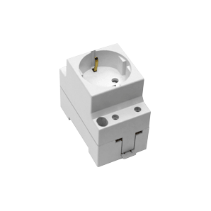 Side TT base 16A 250V for SOLERA 99B white metal rail