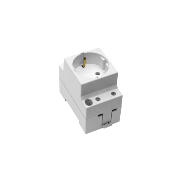 Side TT base 16A 250V for SOLERA 99B white metal rail