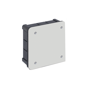 Box 100x100x45 weißer Deckel mit Schrauben SOLERA 362