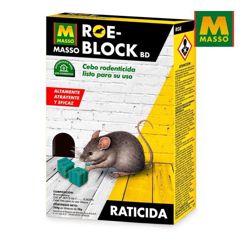 Roe-Block Plus rodenticida 260g 231534 Massó