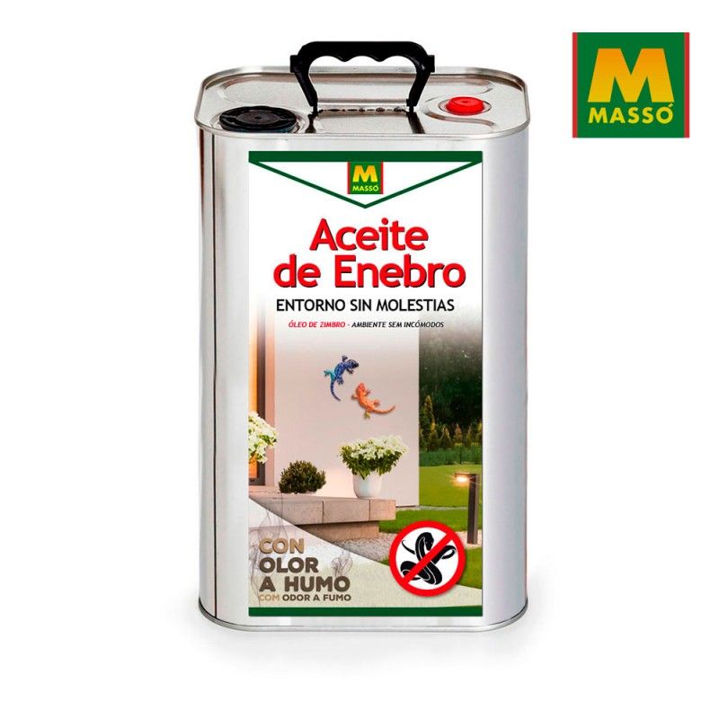 Aceite de enebro repelente de serpientes 1l massó 