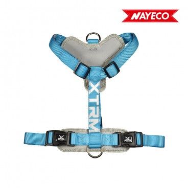 Arnês X-TRM Cronos Neon Flash 35-60x1,5cm Azul Nayeco