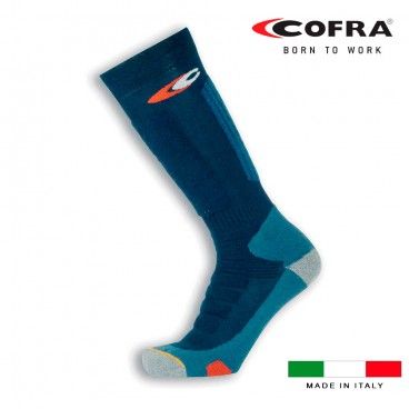 Calcetin top winter  azul m cofra