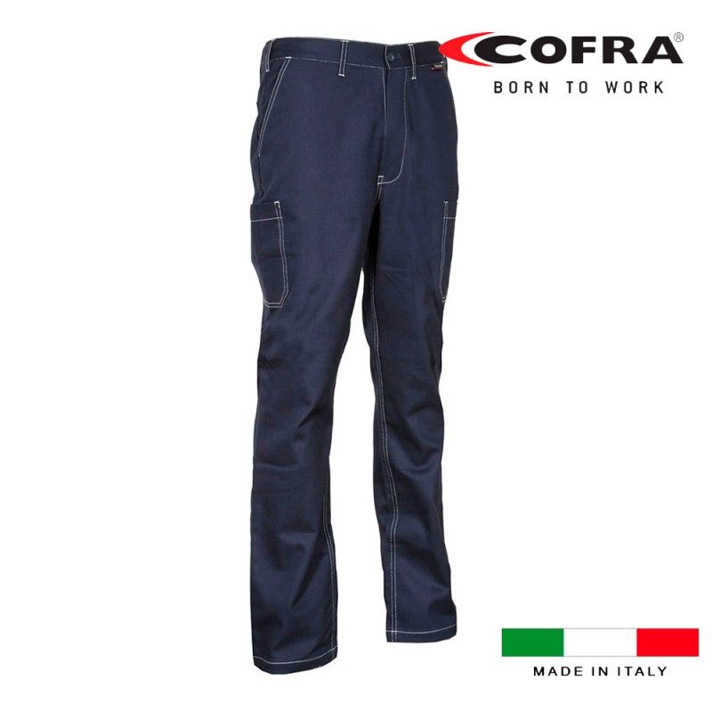 Pantaloni lesotho blu navy taglia 40 cofra - La Tienda de Electricidad