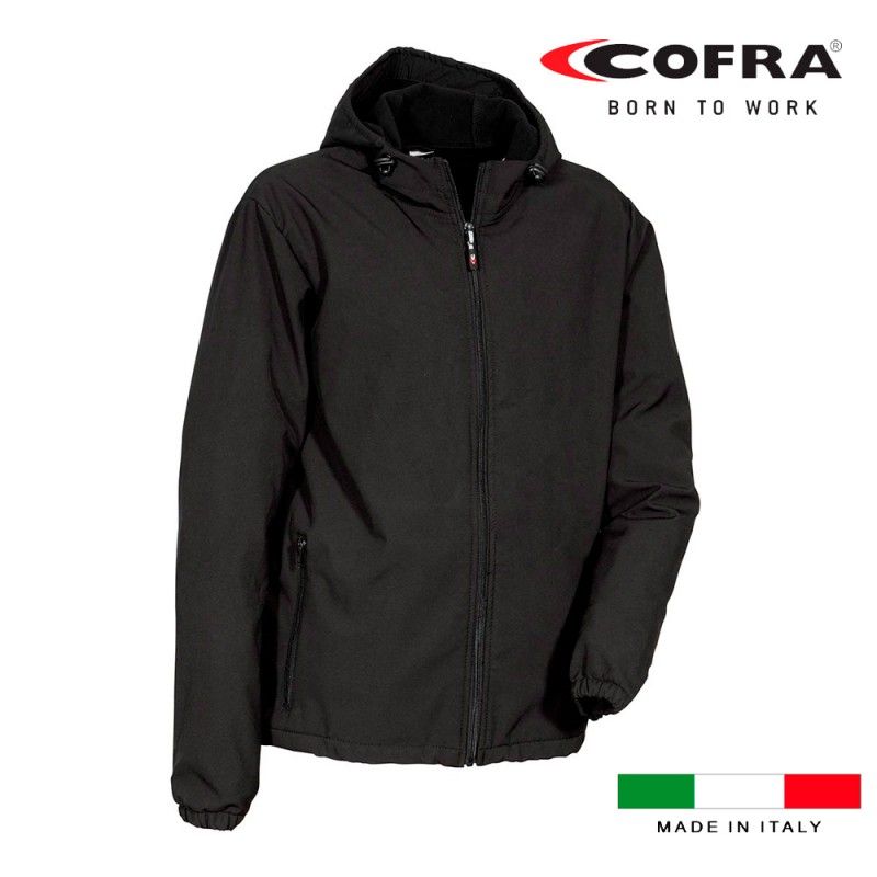 Casaco softshell Vannas Preto Cofra Tamanho S