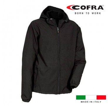 Casaco softshell Vannas Preto Cofra Tamanho S