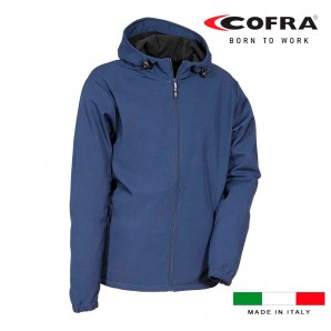 Casaco softshell Vannas Azul marinho Cofra Tamanho M