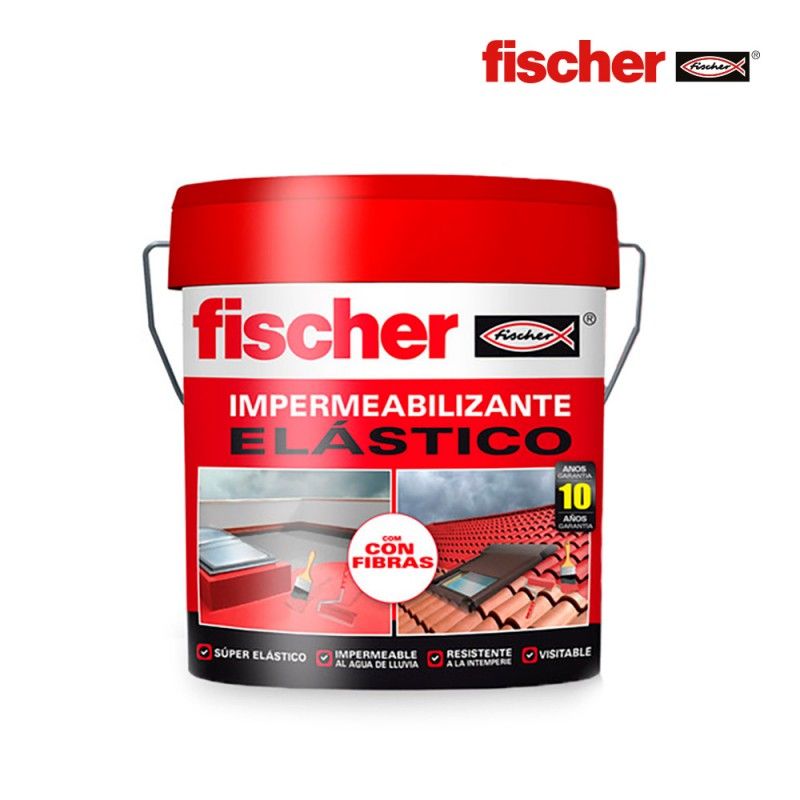 FISCHER Impermeabilizante Cinzento com Fibras 4L 547158