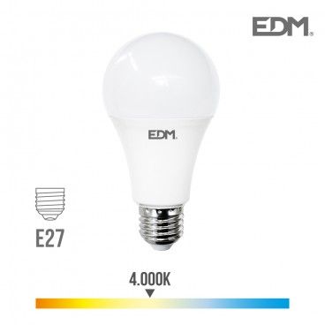 Lâmpada LED EDM padrão E27 24W 2700lm 4000K Luz diurna Ø7x13,6cm