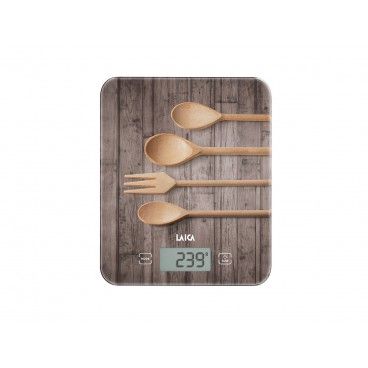 Bilancia elettronica ks5010 modellini in legno cucchiai 10kg laica
