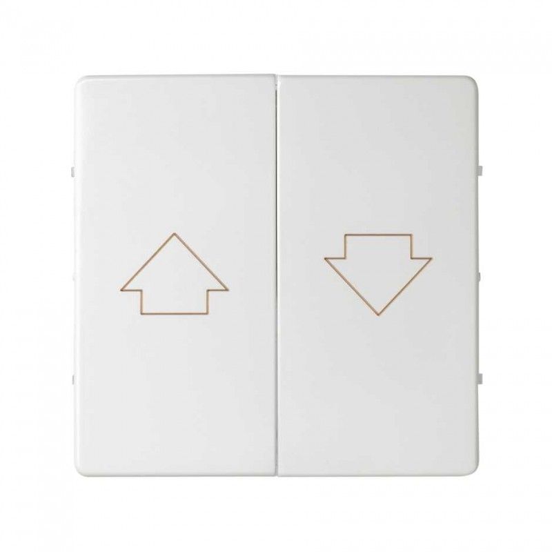 Clé à double store Simon 82 avec verrouillage blanc mat SIMON 8200028-090