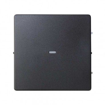 Tecla individual mecanismos Serie 77 con visor negro mate SIMON 8201111-098