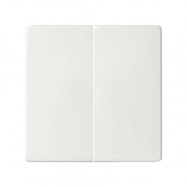 Simon 82 double key for SIMON matt white mechanisms 8200026-090