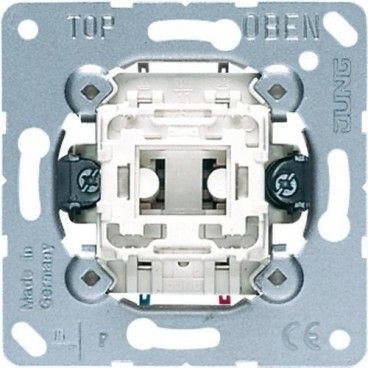 Mecanismo pulsador conmutador unipolar 10AX 250V JUNG 533U