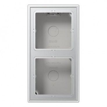 Caja superfície doble 152x81x47mm aluminio JUNG AL2582A-L