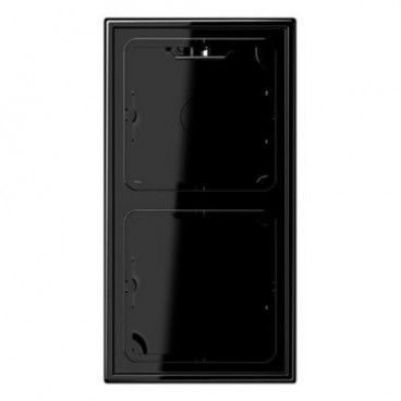 Caja superfície doble 152x81x47mm negro JUNG LS582ASW