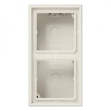 CUBO LS | Caixa de superfície 2 elementos branco marfim JUNG LS582AW