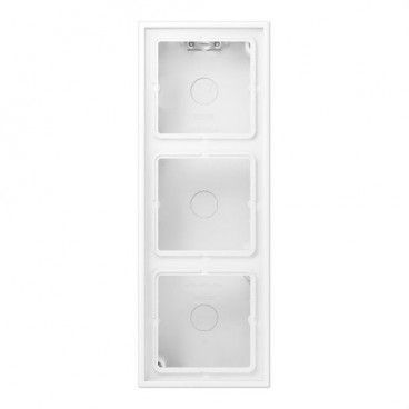 Caja superficie x3 LS blanco mate JUNG LS583AWWM