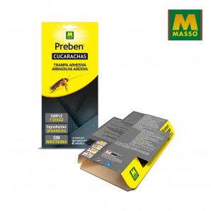 Trampa adhesiva cucarachas 5 uni. preben massó 2