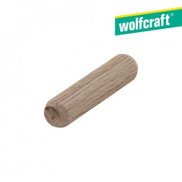 Cavilhas longas de madeira de faia Wolfcraft 10x40mm (pacote 30) (2910000)