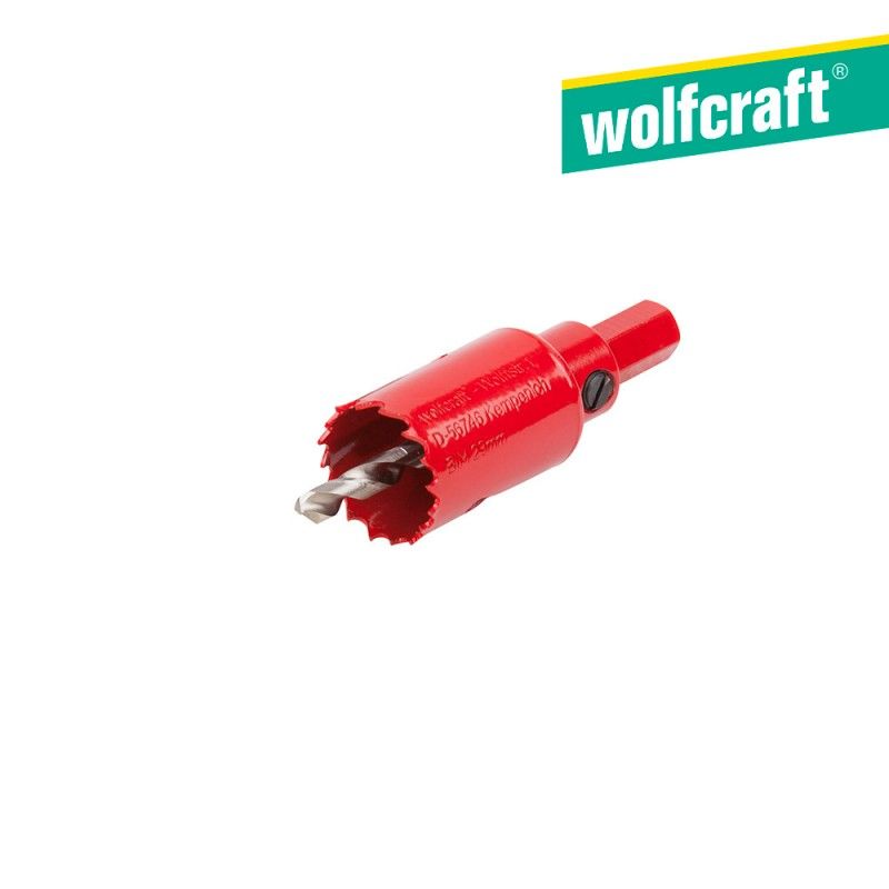 Serra copo Wolfcraft BIM com adaptador e broca piloto de 29 mm (5465000)