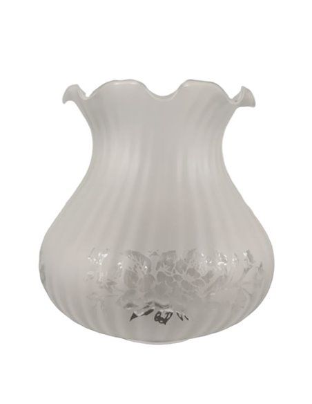 Cristina matte glass tulip 19x13cm mouth 5cm LTDE 92-X