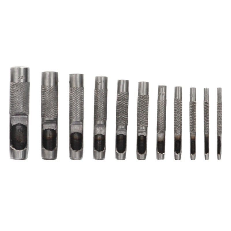 Juego Sacabocados Golpe 12 Piezas 3 a 19 mm AFT 02320257