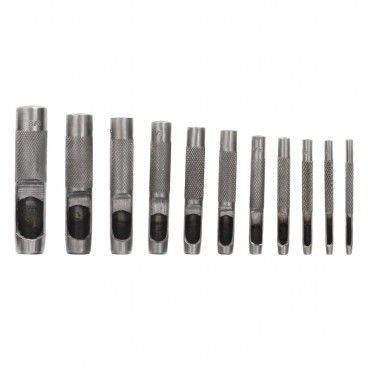 Juego Sacabocados Golpe 12 Piezas 3 a 19 mm AFT 02320257