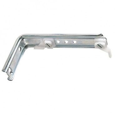 Soporte Doble Para Riel Aluminio Blanco Reforzado AFT 05431647