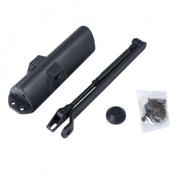 Cierra Puertas Con Retenedor Fuerza 4. Color Negro (Puertas 90/120 cm.) AFT 03018035