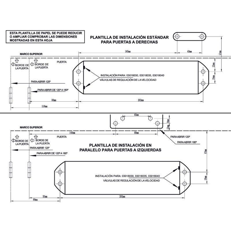 Cierra Puertas Con Retenedor Fuerza 4. Color Negro (Puertas 90/120 cm.) AFT 03018035