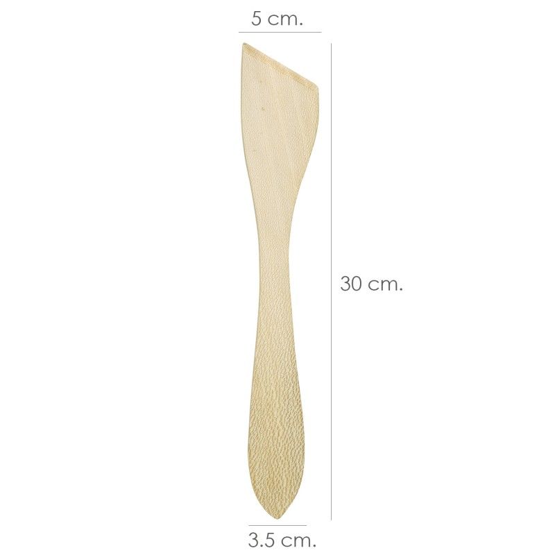 Espatula Sarten Cocina Madera Oryx 30 cm. AFT 05860050