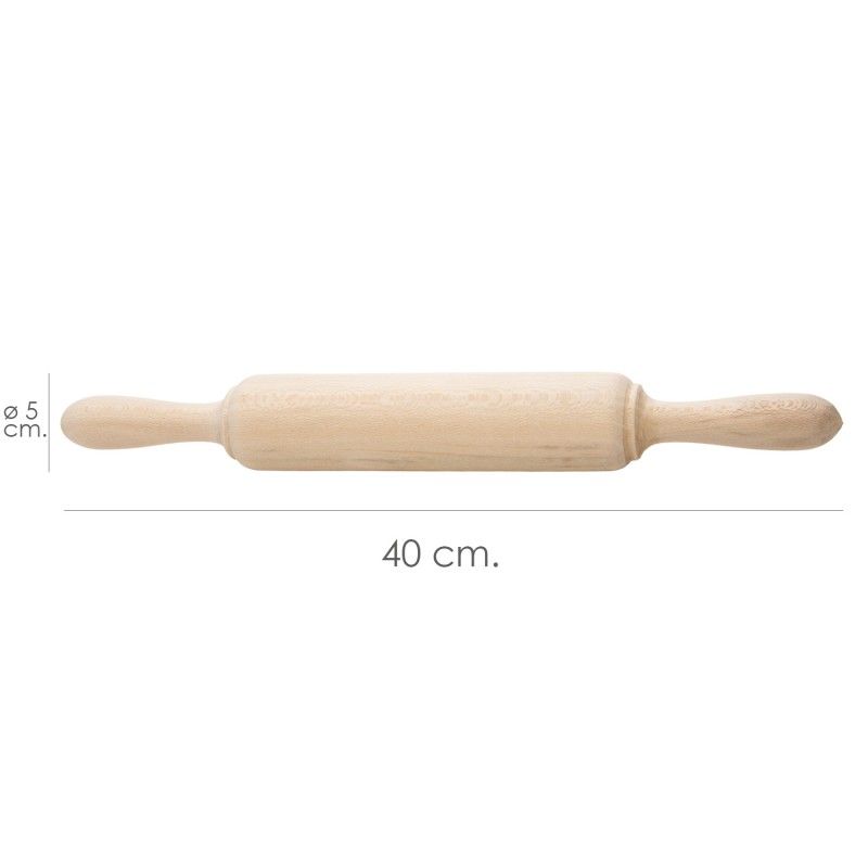 Rodillo Amasar Madera Oryx 40 cm. AFT 05860090