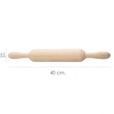 Rodillo Amasar Madera Oryx 40 cm. AFT 05860090