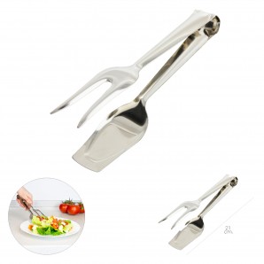 Pinzas Para Servir Acero Inoxidable 21 cm. Ideal para la cocina, servir ensaladas, servir carnes, pescados, etc. AFT 05051900 2