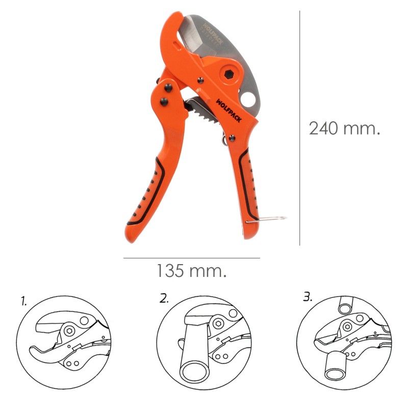 Tijera Cortadora de Tubos Ø 42 mm. Target AFT 02160650