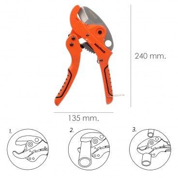 Tijera Cortadora de Tubos Ø 42 mm. Target AFT 02160650