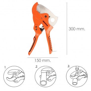 Tijera Cortadora de Tubos Ø 63 mm. Target AFT 02160655