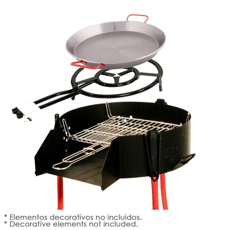 Barbacoa Rustica Multiusos Ø 50 cm. Valida Para Carbon, Leña y Paelleros. AFT 05021150