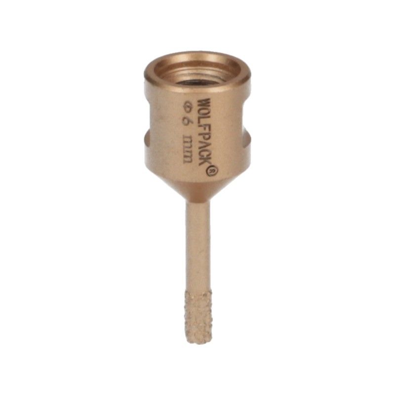 Coroa de diamante M14 Ø 6 mm. Corte Seco
