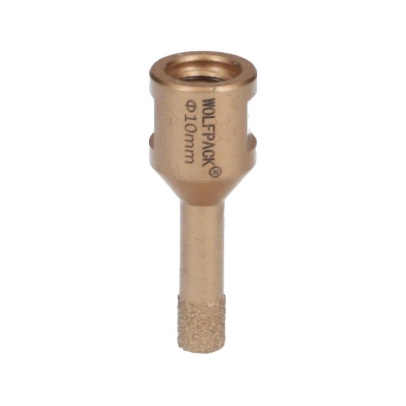 Corona Diamante Para Amoladora Ø 10 mm. Conexión Rosca M14. Corte Seco AFT 09112110