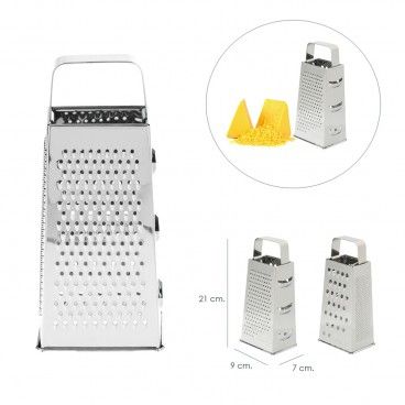 Rallador Acero Inoxidable, 4 Cortes Diferentes, Vertical. AFT 05026010